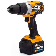 JCB 18V Cordless Twinpack Brushless Impact Driver and Combi Drill with 2 x 5AH batteries and fast charger - 21-18BL-TPK-5